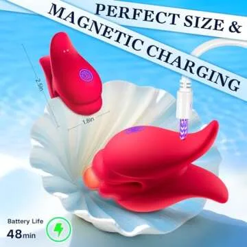 Discover Nipple Clamps Vibrator with 10 Modes & Remote