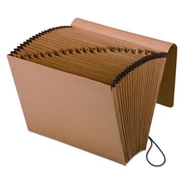 Pendaflex Kraft Expanding Files, Letter size, Redrope, Each (K-17A-OX), Brown