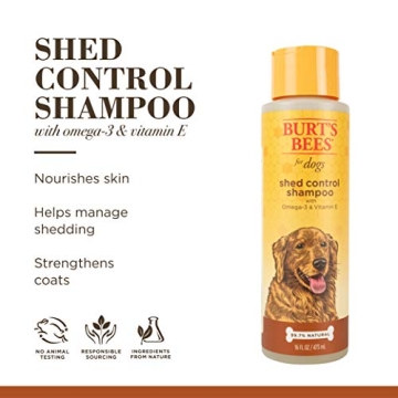 Burt's Bees Shed Control Shampoo for Dogs - 16 oz