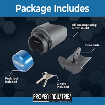 Proven Industries Heavy-Duty Trailer Lock for 2-Inch Couplers