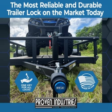 Proven Industries Heavy-Duty Trailer Lock for 2-Inch Couplers