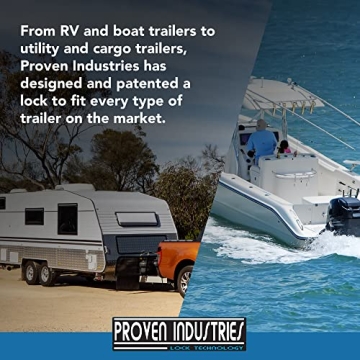Proven Industries Heavy-Duty Trailer Lock for 2-Inch Couplers