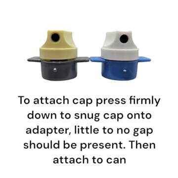 The UPROK Female Adapter and Male Caps Pack (22pc) for Krylon, Rust-Oleum, American Accents, and More! Spray Paint Caps for Home Improvement, Spray Paint Art, Street Art Tips