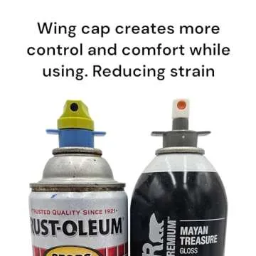 The UPROK Female Adapter and Male Caps Pack (22pc) for Krylon, Rust-Oleum, American Accents, and More! Spray Paint Caps for Home Improvement, Spray Paint Art, Street Art Tips