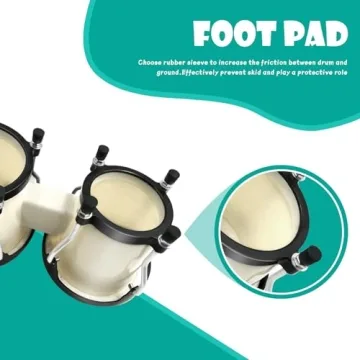 Soulmate Bongo Drum Set for All Ages & Beginners