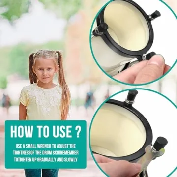 Soulmate Bongo Drum Set for All Ages & Beginners