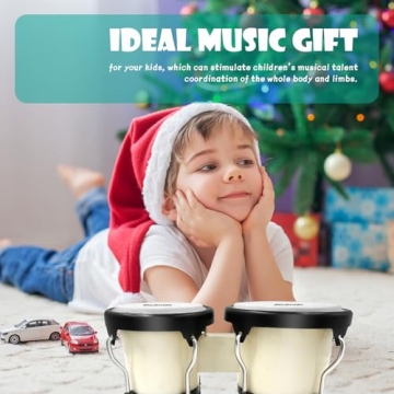 Soulmate Bongo Drum Set for All Ages & Beginners