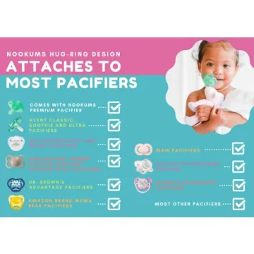 Nookums Retriever Pacifier Holder - Soft Plush Toy with Detachable Pacifier