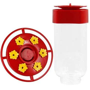 Enchanting Shrdaepe 30 oz. Hummingbird Feeder with 8 Stations