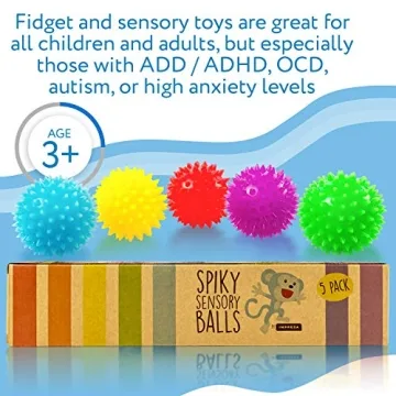 Spiky Sensory Balls - Squeezy, Bouncy Fidget Toys for Everyone