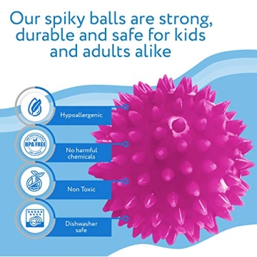 Spiky Sensory Balls - Squeezy, Bouncy Fidget Toys for Everyone