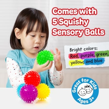 Spiky Sensory Balls - Squeezy, Bouncy Fidget Toys for Everyone