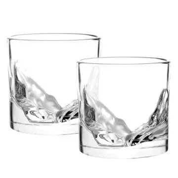 LIITON Grand Canyon Whiskey Glass Set - Unique Gift Idea