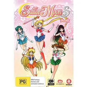 Sailor Moon S: Part 1 (Episodes 90-108) PAL Import - Perfect Gift for Anime Fans!