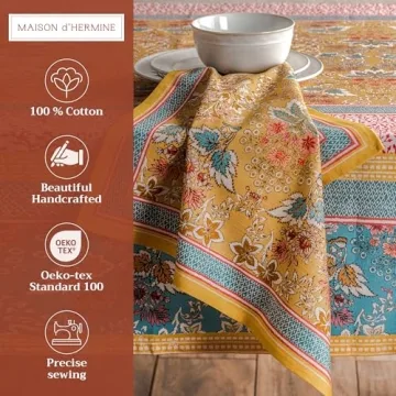 Maison d' Hermine Cotton Napkin Set of 4 for Dining