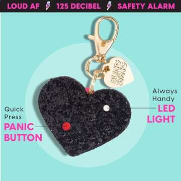 Blingsting Self Defense Kit - Stylish Pepper Spray & Alarm