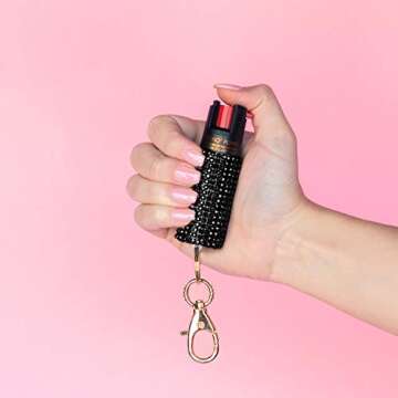 Blingsting Self Defense Kit - Stylish Pepper Spray & Alarm