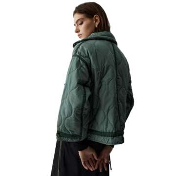 Eisctnd Quilted Cropped Jacket - Warm Women's Puffer