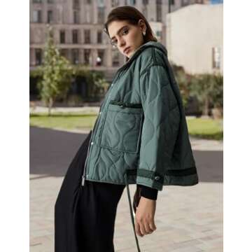 Eisctnd Quilted Cropped Jacket - Warm Women's Puffer