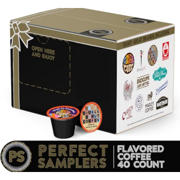40 Count Assorted Flavored Coffee Pods for Keurig