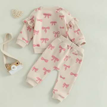 MERSARIPHY Baby Girl Fall Winter Clothes Outfit Set