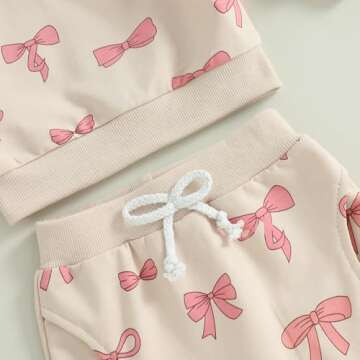 MERSARIPHY Baby Girl Fall Winter Clothes Outfit Set