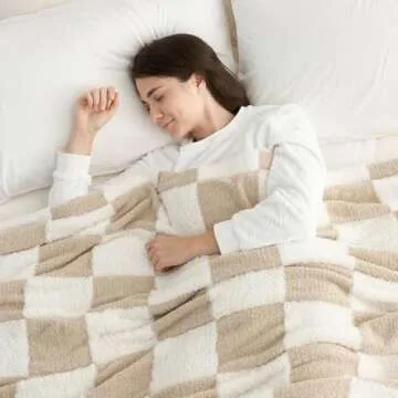 Snuggle Sac Throw Blanket Cozy Faux Fur Microfiber