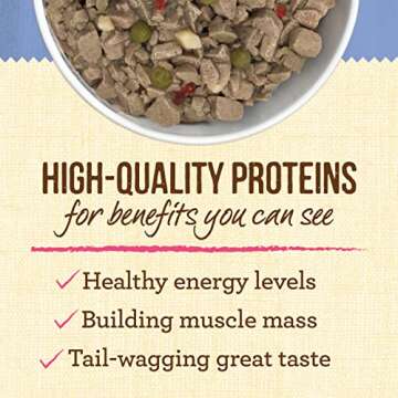 Merrick Lil’ Plates Grain Free Natural Wet Dog Food For Small Breed Puppies, Pint-Sized Puppy Plate In Gravy - (Pack of 12) 3.5 oz. Tubs