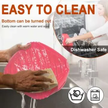 Eco-Friendly Air Fryer Silicone Liners 2 Pack for Healthy Cooking