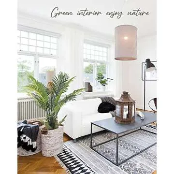 KELOTEVEN 4ft Areca Palm Tree for Indoor Outdoor Decor