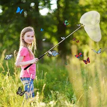 Trasfit Butterfly Net Kit for Kids & Adults - Easy to Use