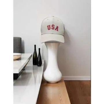 WODXCOR Adult Baseball Cap Vintage Washed Distressed Cotton 100% Dad Hat Adjustable for Men and Women (Beige)