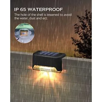 KIALUSH Deck Lights Solar Powered, 20 Pack Outdoor Waterproof Tiny Led Step Lights Used Outside for Deck, Stairs, Patio Fence, Garden