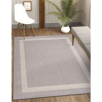 CAMILSON Outdoor Rug - Stylish Waterproof Indoor/Outdoor Carpet