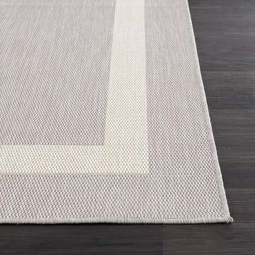 CAMILSON Outdoor Rug - Stylish Waterproof Indoor/Outdoor Carpet