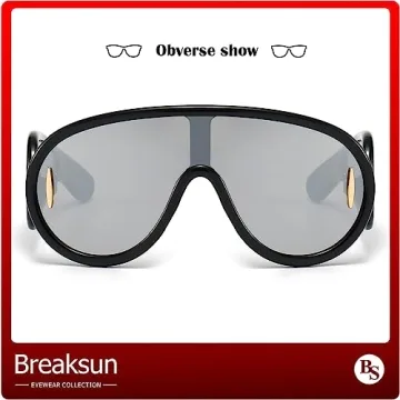 Breaksun Wave Mask Sunglasses - Trendy UV Protection