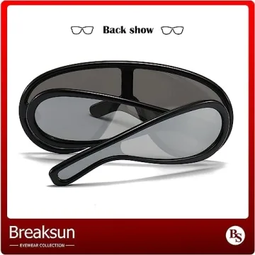 Breaksun Wave Mask Sunglasses - Trendy UV Protection