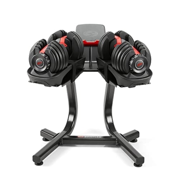 BowFlex SelectTech 552 Dumbbells and Stand Bundle - Versatile Home Fitness Solution