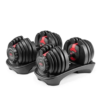 BowFlex SelectTech 552 Dumbbells and Stand Bundle - Versatile Home Fitness Solution