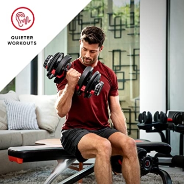 BowFlex SelectTech 552 Dumbbells and Stand Bundle - Versatile Home Fitness Solution