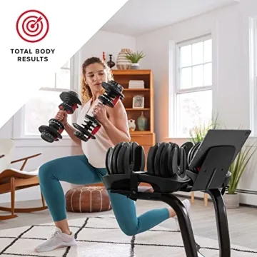 BowFlex SelectTech 552 Dumbbells and Stand Bundle - Versatile Home Fitness Solution