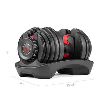 BowFlex SelectTech 552 Dumbbells and Stand Bundle - Versatile Home Fitness Solution