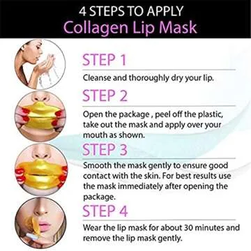 Moisturizing 24K Gold Lip Masks for Soft Hydration