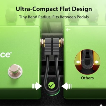 AA AUDIO 18" Flat Guitar Patch Cables | Noise-Free & Durable