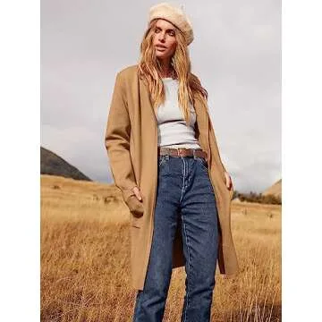 Stylish ANRABESS Women's Open Front Cardigan for Fall