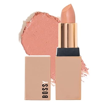 Bossy Cosmetics Matte Long Lasting Vegan Lipstick for Hydrated, Beautiful Lips