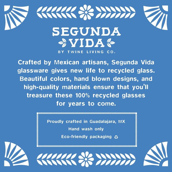 Hand Blown 100% Recycled Glass Wine Decanter