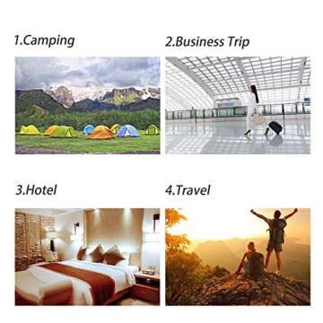 MongByYa Sleeping Bag Liner Lightweight Compact Sleeping Bag Sack Portable Clean Travel Sheet Camping Sleep Sheet for Backpacking Hotel Hiking (Light Khaki, 82.7” X 70.9”)