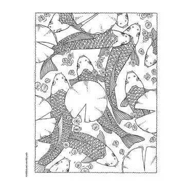 Creative Haven NatureScapes Adult Coloring Book | Unwind Creatively