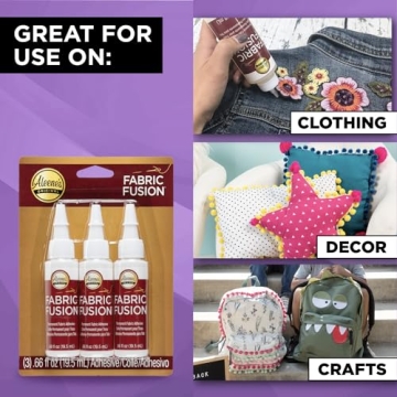 Aleene's Fabric Fusion Glue – 3 Count for All Repairs